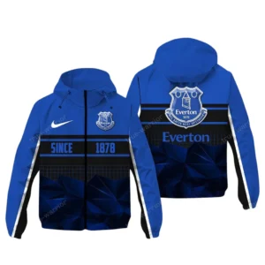 Everton EPL Windbreaker Jacket SPO0720008, Gift For Fan Everton - Blue