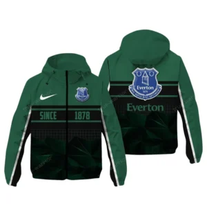 Everton EPL Windbreaker Jacket SPO0720008, Gift For Fan Everton - Green
