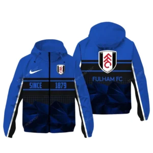 Fulham EPL Windbreaker Jacket SPO0720009, Gift For Fan Fulham - Blue