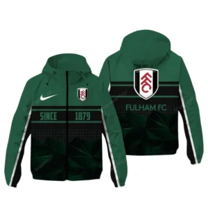 Fulham EPL Windbreaker Jacket SPO0720009, Gift For Fan Fulham - Green