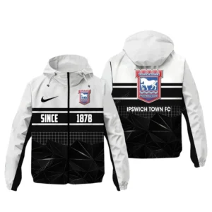 Ipswich Town  EPL Windbreaker Jacket SPO0720011, Gift For Fan Ipswich Town  - White