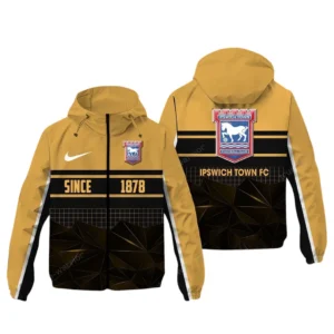 Ipswich Town  EPL Windbreaker Jacket SPO0720011, Gift For Fan Ipswich Town  - Khaki
