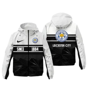 Leicester City EPL Windbreaker Jacket SPO0720012, Gift For Fan Leicester City - White