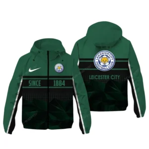Leicester City EPL Windbreaker Jacket SPO0720012, Gift For Fan Leicester City - Green