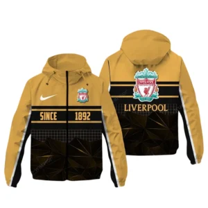 Liverpool EPL Windbreaker Jacket SPO0720013, Gift For Fan Liverpool - Khaki