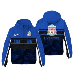 Liverpool EPL Windbreaker Jacket SPO0720013, Gift For Fan Liverpool - Blue