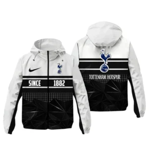 Tottenham Hotspur EPL Windbreaker Jacket SPO0720019, Gift For Fan Tottenham Hotspur - White
