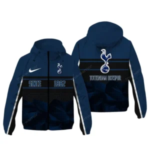 Tottenham Hotspur EPL Windbreaker Jacket SPO0720019, Gift For Fan Tottenham Hotspur - Navy