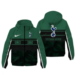 Tottenham Hotspur EPL Windbreaker Jacket SPO0720019, Gift For Fan Tottenham Hotspur - Green