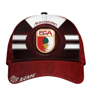 FC Augsburg Bundesliga Classic Cap SPO088002, Gift For Fan FC Augsburg - Red