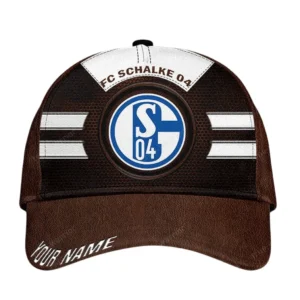 FC Schalke 04 Bundesliga Classic Cap SPO088003, Gift For Fan FC Schalke 04 - Brown
