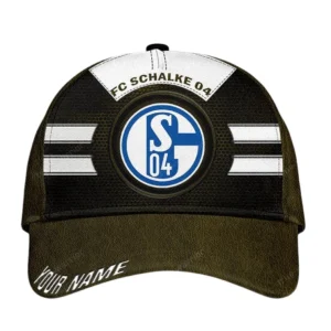 FC Schalke 04 Bundesliga Classic Cap SPO088003, Gift For Fan FC Schalke 04 - Army Green