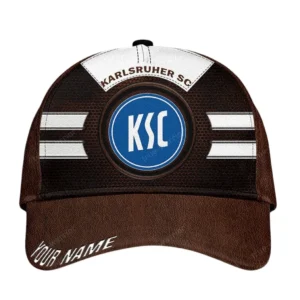 Karlsruher SC Bundesliga Classic Cap SPO088006, Gift For Fan Karlsruher SC - Brown