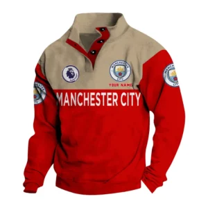 Manchester City EPL Casual Jacket SPO0920012, Gift For Fan Manchester City - Red