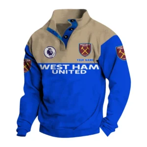 West Ham United EPL Casual Jacket SPO0920017, Gift For Fan West Ham United - Blue