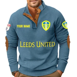 Leeds United EPL Casual Jacket SPO1020001, Gift For Fan Leeds United - Blue