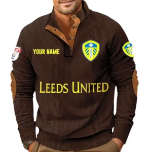 Leeds United EPL Casual Jacket SPO1020001, Gift For Fan Leeds United - Dark Brown