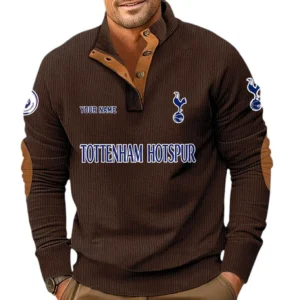 Tottenham Hotspur EPL Casual Jacket SPO1020016, Gift For Fan Tottenham Hotspur - Dark Brown