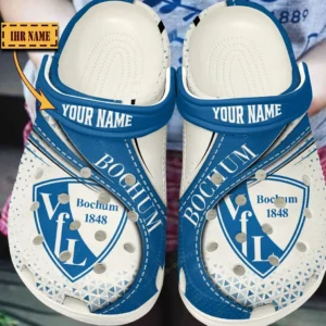 VfL Bochum Bundesliga Crocs SPO108018, Gift For Fan VfL Bochum - White
