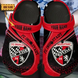 FC Ingolstadt 04 II Bundesliga Crocs SPO108044, Gift For Fan FC Ingolstadt 04 II - Black