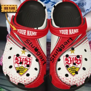 VfB Stuttgart Bundesliga Crocs SPO108046, Gift For Fan VfB Stuttgart - Black