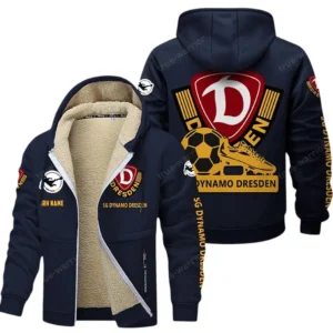 SG Dynamo Dresden Bundesliga Lamb Flecee Coat SPO116008, Gift For Fan SG Dynamo Dresden - Navy