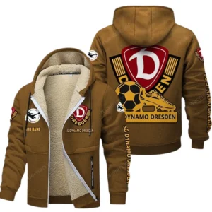 SG Dynamo Dresden Bundesliga Lamb Flecee Coat SPO116008, Gift For Fan SG Dynamo Dresden - Brown