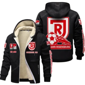 SSV Jahn Regensburg Bundesliga Lamb Flecee Coat SPO116010, Gift For Fan SSV Jahn Regensburg - Black