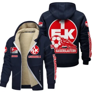 1. FC Kaiserslautern Bundesliga Lamb Flecee Coat SPO116011, Gift For Fan 1. FC Kaiserslautern - Navy