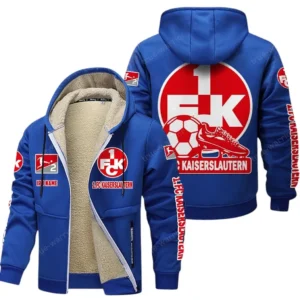 1. FC Kaiserslautern Bundesliga Lamb Flecee Coat SPO116011, Gift For Fan 1. FC Kaiserslautern - Blue