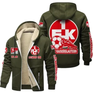 1. FC Kaiserslautern Bundesliga Lamb Flecee Coat SPO116011, Gift For Fan 1. FC Kaiserslautern - Army Green