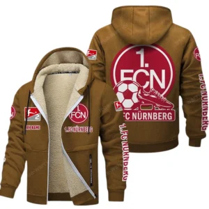 FC Nurnberg Bundesliga Lamb Flecee Coat SPO116018, Gift For Fan FC Nurnberg - Brown