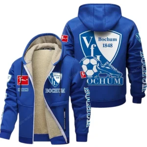 VfL Bochum Bundesliga Lamb Flecee Coat SPO116022, Gift For Fan VfL Bochum - Blue