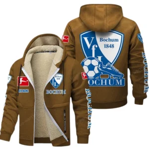 VfL Bochum Bundesliga Lamb Flecee Coat SPO116022, Gift For Fan VfL Bochum - Brown