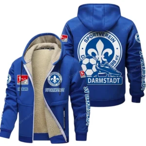 SV Darmstadt 98 Bundesliga Lamb Flecee Coat SPO116033, Gift For Fan SV Darmstadt 98 - Blue