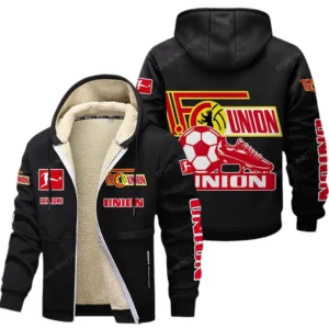 Union Berlin Bundesliga Lamb Flecee Coat SPO116042, Gift For Fan Union Berlin - Black