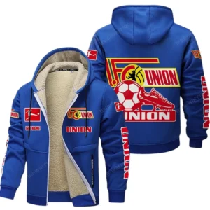 Union Berlin Bundesliga Lamb Flecee Coat SPO116042, Gift For Fan Union Berlin - Blue