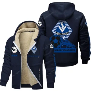 SV Waldhof Mannheim Bundesliga Lamb Flecee Coat SPO116043, Gift For Fan SV Waldhof Mannheim - Navy