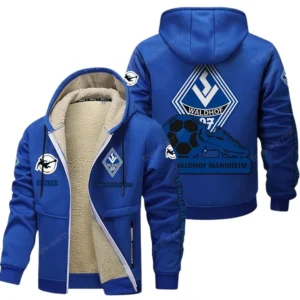 SV Waldhof Mannheim Bundesliga Lamb Flecee Coat SPO116043, Gift For Fan SV Waldhof Mannheim - Blue
