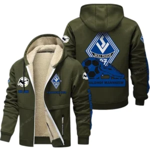 SV Waldhof Mannheim Bundesliga Lamb Flecee Coat SPO116043, Gift For Fan SV Waldhof Mannheim - Army Green