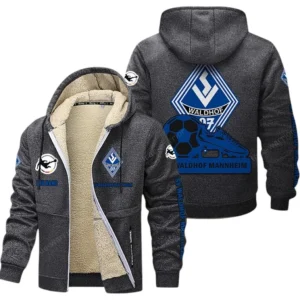 SV Waldhof Mannheim Bundesliga Lamb Flecee Coat SPO116043, Gift For Fan SV Waldhof Mannheim - Dark Gray