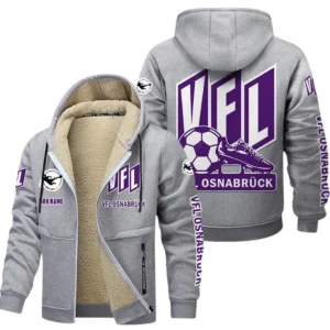 VfL Osnabruck Bundesliga Lamb Flecee Coat SPO116045, Gift For Fan VfL Osnabruck - Light Gray