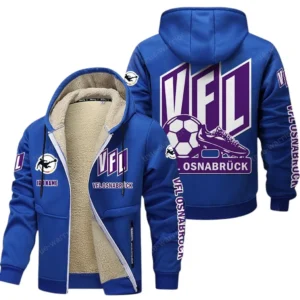 VfL Osnabruck Bundesliga Lamb Flecee Coat SPO116045, Gift For Fan VfL Osnabruck - Blue