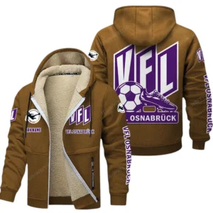VfL Osnabruck Bundesliga Lamb Flecee Coat SPO116045, Gift For Fan VfL Osnabruck - Brown