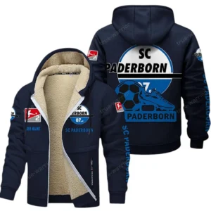 SC Paderborn Bundesliga Lamb Flecee Coat SPO116047, Gift For Fan SC Paderborn - Navy