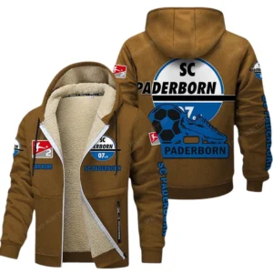 SC Paderborn Bundesliga Lamb Flecee Coat SPO116047, Gift For Fan SC Paderborn - Brown
