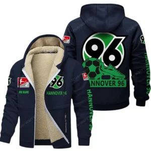 Hannover 96  Bundesliga Lamb Flecee Coat SPO116049, Gift For Fan Hannover 96  - Navy