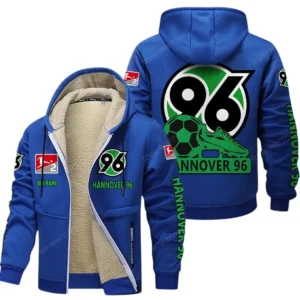 Hannover 96  Bundesliga Lamb Flecee Coat SPO116049, Gift For Fan Hannover 96  - Blue