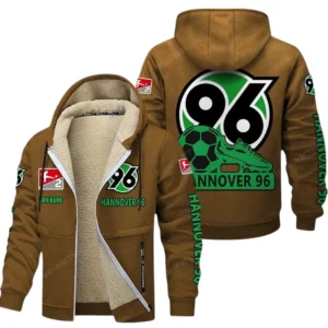 Hannover 96  Bundesliga Lamb Flecee Coat SPO116049, Gift For Fan Hannover 96  - Brown