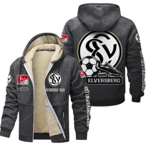 SV Elversberg Bundesliga Lamb Flecee Coat SPO116051, Gift For Fan SV Elversberg - Dark Gray